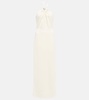 Abigail crepe maxi dress