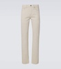 Twill straight jeans