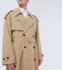 Cotton-blend trench coat