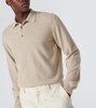 Cashmere polo sweater