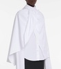 Aleida cotton cape shirt