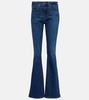 Beverly high-rise flared jeans