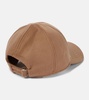 Wool and cashmere baseball cap