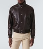 Johnie leather bomber jacket