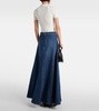 Astrid denim maxi skirt