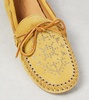 Freen embellished suede moccasins