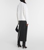 White Label cable-knit wool cardigan