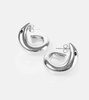 Sterling silver hoop earrings