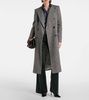 Single-breasted jacquard coat