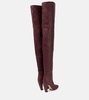 Canalazzo leather over-the-knee boots