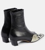 Dallas leather ankle boots