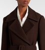 Belted wool coat