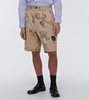 x Basquiat printed cotton shorts