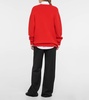 Chevro cutout cashmere sweater