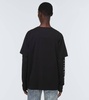 Black Double Layer Long Sleeve T-Shirt