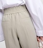 Twill tapered pants