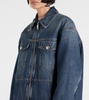 Calcina faux fur-trimmed denim jacket