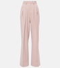 High-rise wide-leg pants