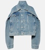 x Shayne Oliver oversized denim jacket