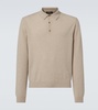 Cashmere polo sweater