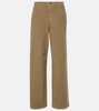 Eglitta cotton corduroy wide-leg pants