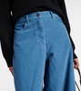 Chan cotton corduroy wide-leg pants