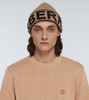 Logo intarsia cashmere beanie