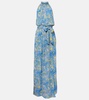 BIanca floral halterneck maxi dress