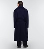 Belted cashmere coat