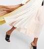 Pleated maxi dress