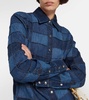 Patchwork denim shirt