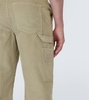 High-rise corduroy straight pants