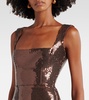 Sequined minidress