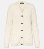 Napier cable-knit cashmere cardigan