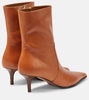 Ashley leather ankle boots