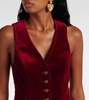 Cotton velvet vest