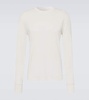 Cotton-blend jersey sweatshirt