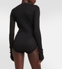 Rib-knit bodysuit 