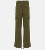 Cassandre cotton twill cargo pants