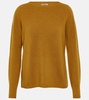 Cashmere and wool-blend sweater