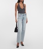 Ellie mid-rise straight jeans