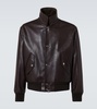 Johnie leather bomber jacket