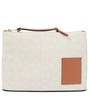 Paula's Ibiza Anagram jacquard canvas pouch