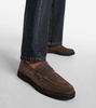 Suede loafers