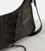 Platt leather shoulder bag