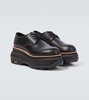 Leather platform Derby shoes