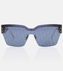 DiorClub M4U square shield sunglasses