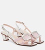 Belle Vivier 45 patent leather sandals