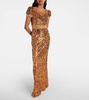 Sungem sequined gown