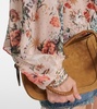 Floral silk blouse